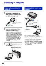 Предварительный просмотр 96 страницы Sony Cyber-shot DSC-T2 Handbook