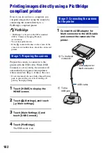 Предварительный просмотр 102 страницы Sony Cyber-shot DSC-T2 Handbook