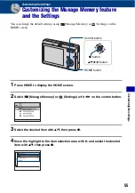 Предварительный просмотр 55 страницы Sony Cyber-shot DSC-T20 User Manual