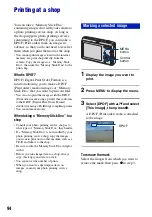 Предварительный просмотр 94 страницы Sony Cyber-shot DSC-T20 User Manual