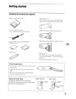 Предварительный просмотр 9 страницы Sony Cyber-shot DSC-T200 Instruction Manual