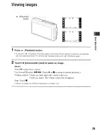 Предварительный просмотр 75 страницы Sony Cyber-shot DSC-T200 Instruction Manual