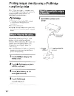 Предварительный просмотр 142 страницы Sony Cyber-shot DSC-T200 Instruction Manual