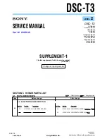 Preview for 38 page of Sony Cyber-shot DSC-T3 Service Manual