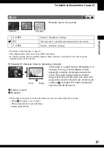 Предварительный просмотр 37 страницы Sony Cyber-shot DSC-T30 User'S Manual / Troubleshooting