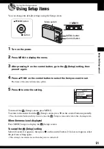 Preview for 51 page of Sony Cyber-shot DSC-T30 User'S Manual / Troubleshooting