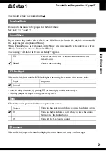 Preview for 59 page of Sony Cyber-shot DSC-T30 User'S Manual / Troubleshooting