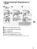 Preview for 11 page of Sony Cyber-shot DSC-T300 Instruction Manual