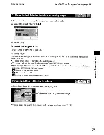 Preview for 117 page of Sony Cyber-shot DSC-T300 Instruction Manual