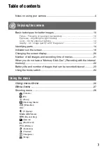 Preview for 7 page of Sony Cyber-shot DSC-T5 User'S Manual / Troubleshooting