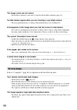 Preview for 82 page of Sony Cyber-shot DSC-T5 User'S Manual / Troubleshooting