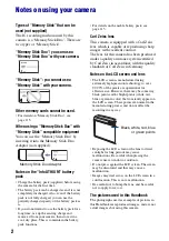 Preview for 2 page of Sony Cyber-shot DSC-T50 Handbook