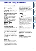 Preview for 3 page of Sony Cyber-shot DSC-T77 Handbook