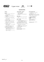 Preview for 2 page of Sony Cyber-shot DSC-T77 Service Manual