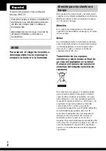 Preview for 2 page of Sony Cyber-shot DSC-T9 (Spanish) Guia Del Usuario/Solucion De Problemas