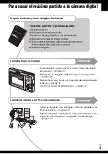 Preview for 5 page of Sony Cyber-shot DSC-T9 (Spanish) Guia Del Usuario/Solucion De Problemas