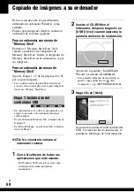 Preview for 60 page of Sony Cyber-shot DSC-T9 (Spanish) Guia Del Usuario/Solucion De Problemas