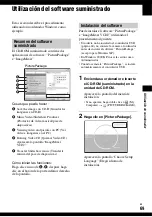 Preview for 69 page of Sony Cyber-shot DSC-T9 (Spanish) Guia Del Usuario/Solucion De Problemas