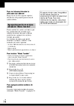 Preview for 74 page of Sony Cyber-shot DSC-T9 (Spanish) Guia Del Usuario/Solucion De Problemas