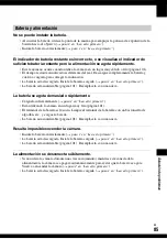 Preview for 85 page of Sony Cyber-shot DSC-T9 (Spanish) Guia Del Usuario/Solucion De Problemas