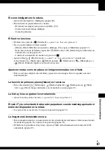 Preview for 87 page of Sony Cyber-shot DSC-T9 (Spanish) Guia Del Usuario/Solucion De Problemas