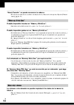 Preview for 92 page of Sony Cyber-shot DSC-T9 (Spanish) Guia Del Usuario/Solucion De Problemas