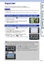 Preview for 43 page of Sony Cyber-shot DSC-T900 (French) Guide Pratique