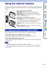 Предварительный просмотр 22 страницы Sony Cyber-shot DSC-T99C Handbook