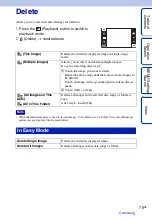 Предварительный просмотр 76 страницы Sony Cyber-shot DSC-T99C Handbook