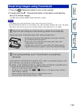 Предварительный просмотр 79 страницы Sony Cyber-shot DSC-T99C Handbook