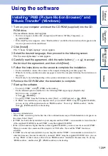 Предварительный просмотр 129 страницы Sony Cyber-shot DSC-T99C Handbook