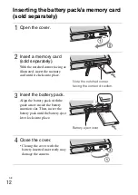 Предварительный просмотр 12 страницы Sony Cyber-shot DSC-T99D Instruction Manual