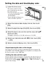 Preview for 15 page of Sony Cyber-shot DSC-T99D Instruction Manual