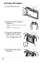 Предварительный просмотр 16 страницы Sony Cyber-shot DSC-T99D Instruction Manual