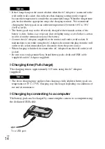 Preview for 14 page of Sony Cyber-shot DSC-TF1 Instruction & Operation Manual