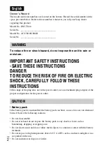 Предварительный просмотр 2 страницы Sony Cyber-shot DSC-TX10 Instruction Manual