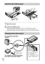 Предварительный просмотр 12 страницы Sony Cyber-shot DSC-TX10 Instruction Manual