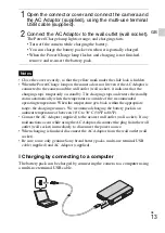 Предварительный просмотр 13 страницы Sony Cyber-shot DSC-TX10 Instruction Manual