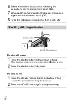 Предварительный просмотр 18 страницы Sony Cyber-shot DSC-TX10 Instruction Manual