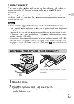 Предварительный просмотр 13 страницы Sony Cyber-shot DSC-TX100 Instruction Manual