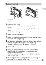 Предварительный просмотр 15 страницы Sony Cyber-shot DSC-TX100 Instruction Manual