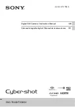 Preview for 1 page of Sony Cyber-shot DSC-TX300 Instruction Manual