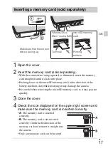 Preview for 17 page of Sony Cyber-shot DSC-TX300 Instruction Manual