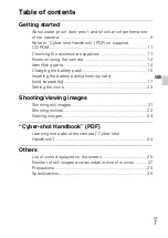 Preview for 7 page of Sony Cyber-shot DSC-TX5 Instruction Manual