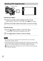 Предварительный просмотр 16 страницы Sony Cyber-shot DSC-TX55 Instruction Manual