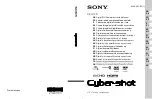 Sony Cyber-shot DSC-TX9 Instruction Manual предпросмотр