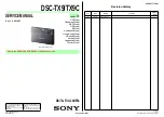 Sony Cyber-shot DSC-TX9C Service Manual предпросмотр