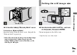 Предварительный просмотр 23 страницы Sony Cyber-shot DSC-U20 Operating Instructions Manual