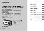 Предварительный просмотр 1 страницы Sony Cyber-shot DSC-U40 Operating Instructions Manual