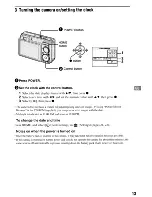 Предварительный просмотр 13 страницы Sony Cyber-shot DSC-W125 Instruction Manual